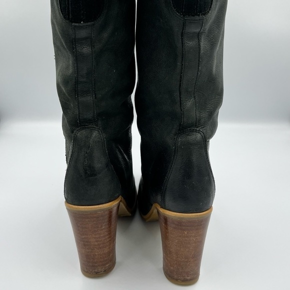 LEVI’S Leather Knee High Heeled Boots - Picture 12 of 17